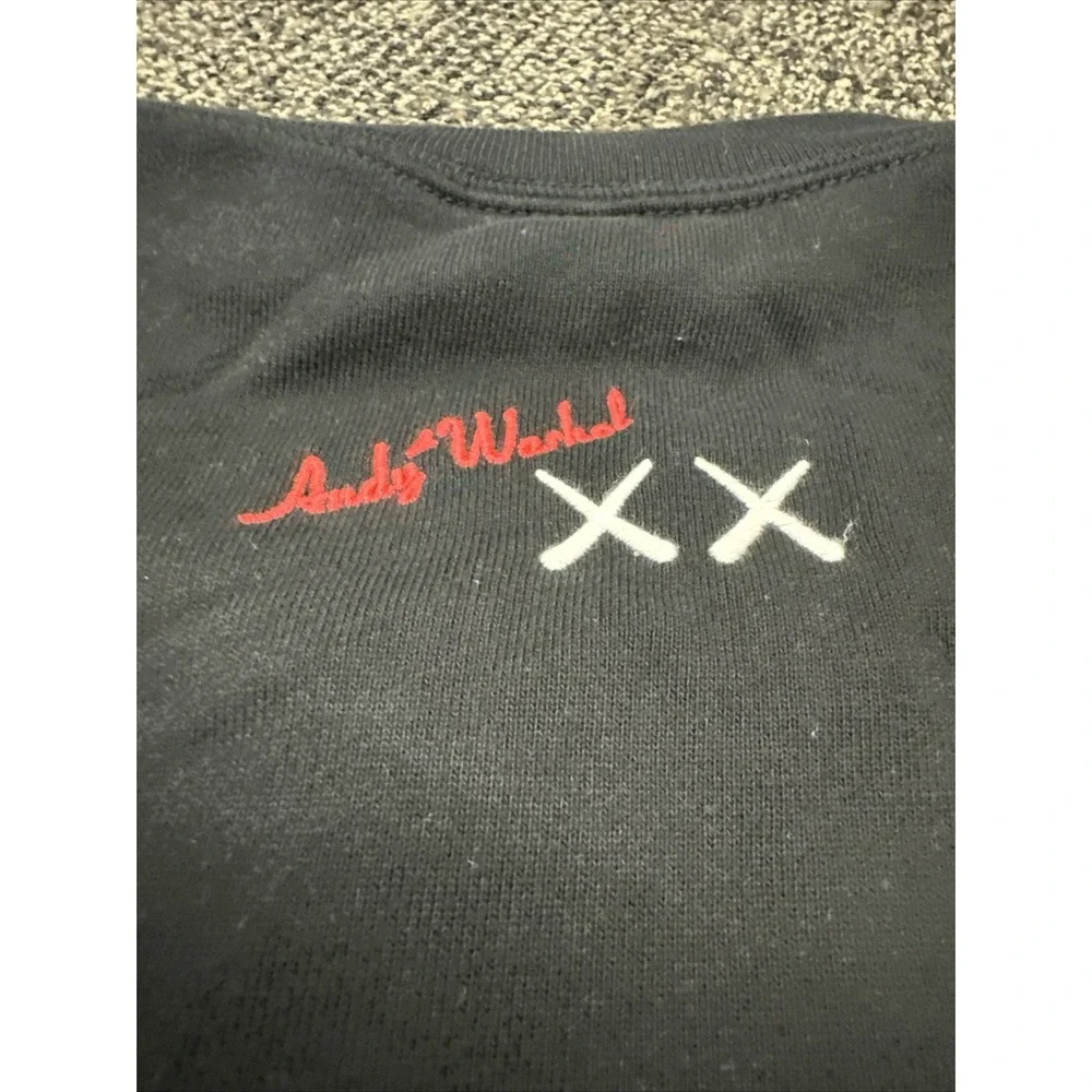 KAWS + Warhol x UNIQLO‎  Crewneck Sweatshirts Adult Med Black